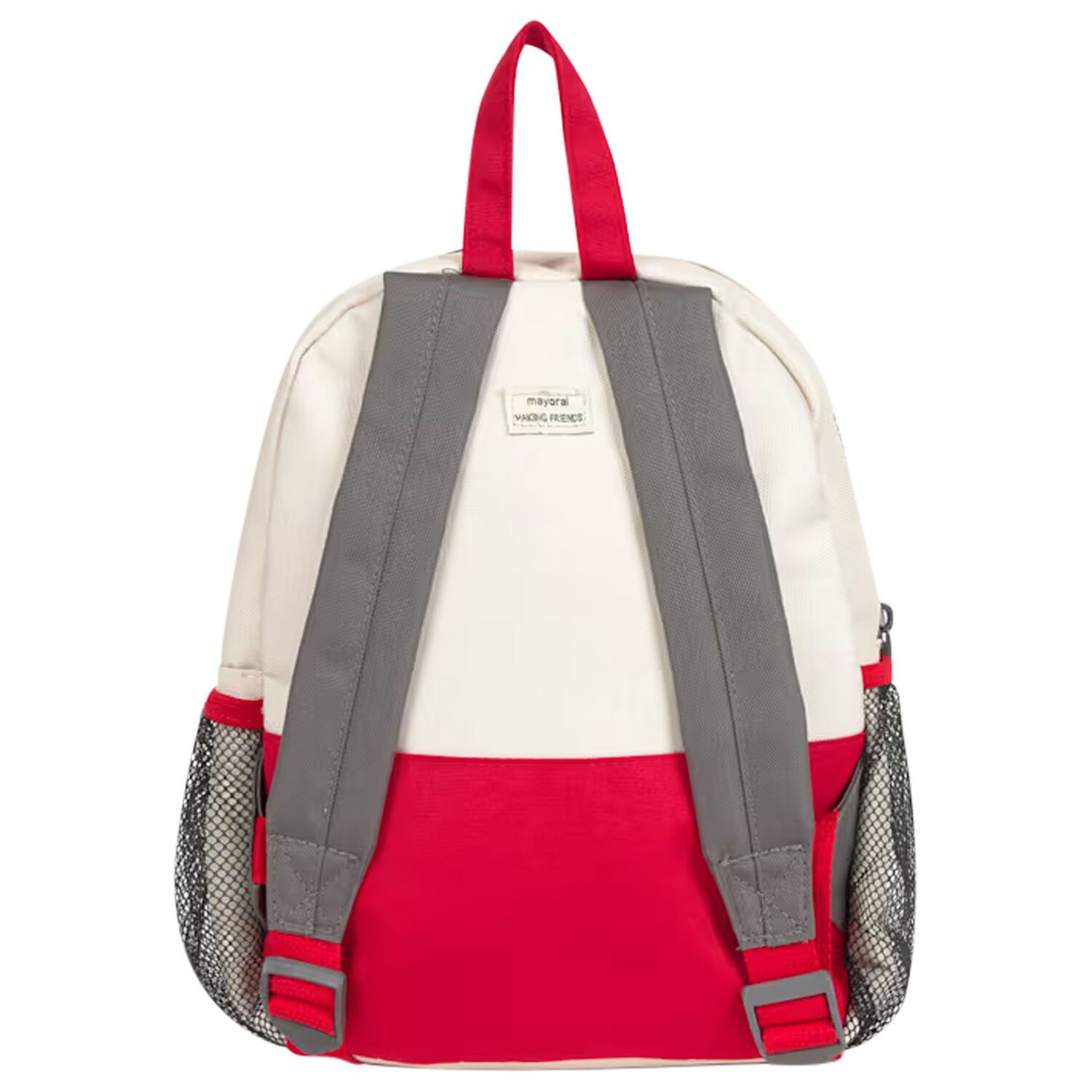 Boys Beige Tiger Backpack, 2, hi-res