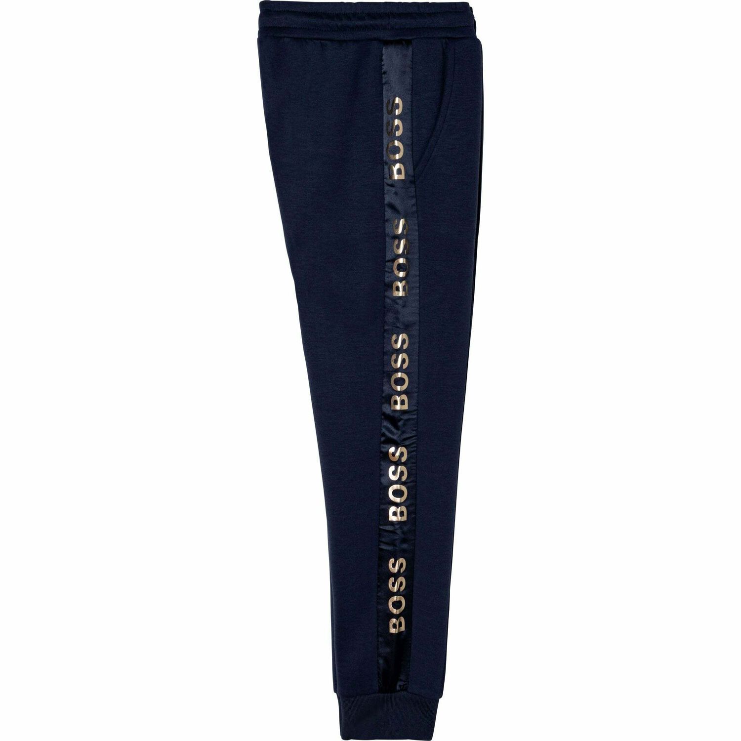 Girls Navy Logo Joggers, 1, hi-res image number null