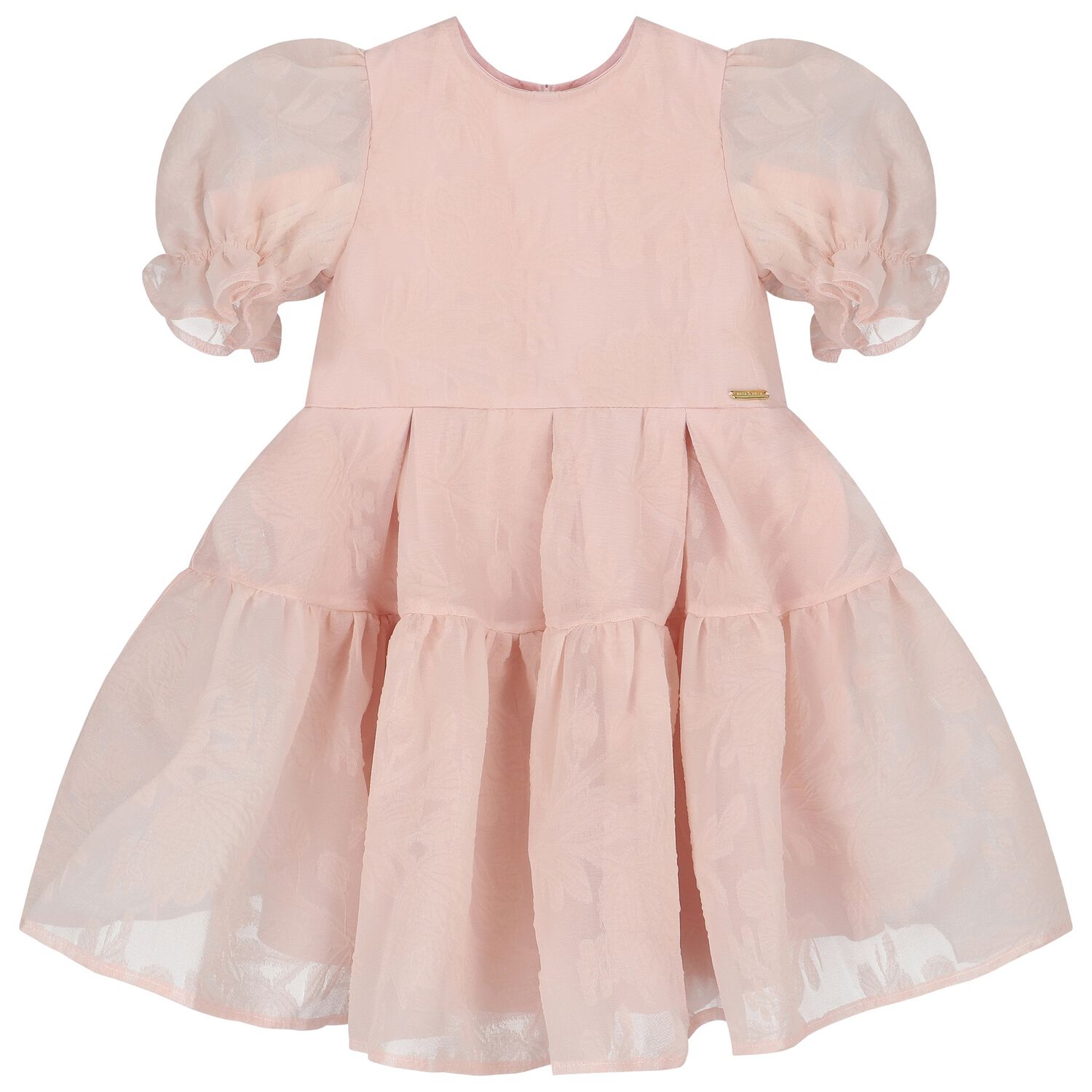 Girls Pleated Pink Dress, 1, hi-res image number null