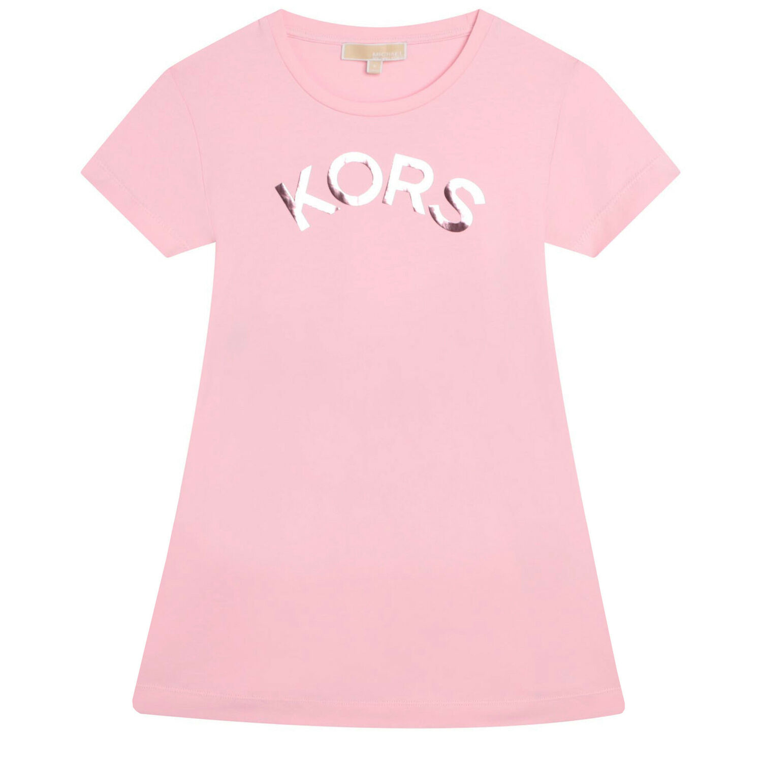 Girls Pink Logo Dress, 2, hi-res