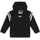Black & White Logo Hooded Top, 1, hi-res