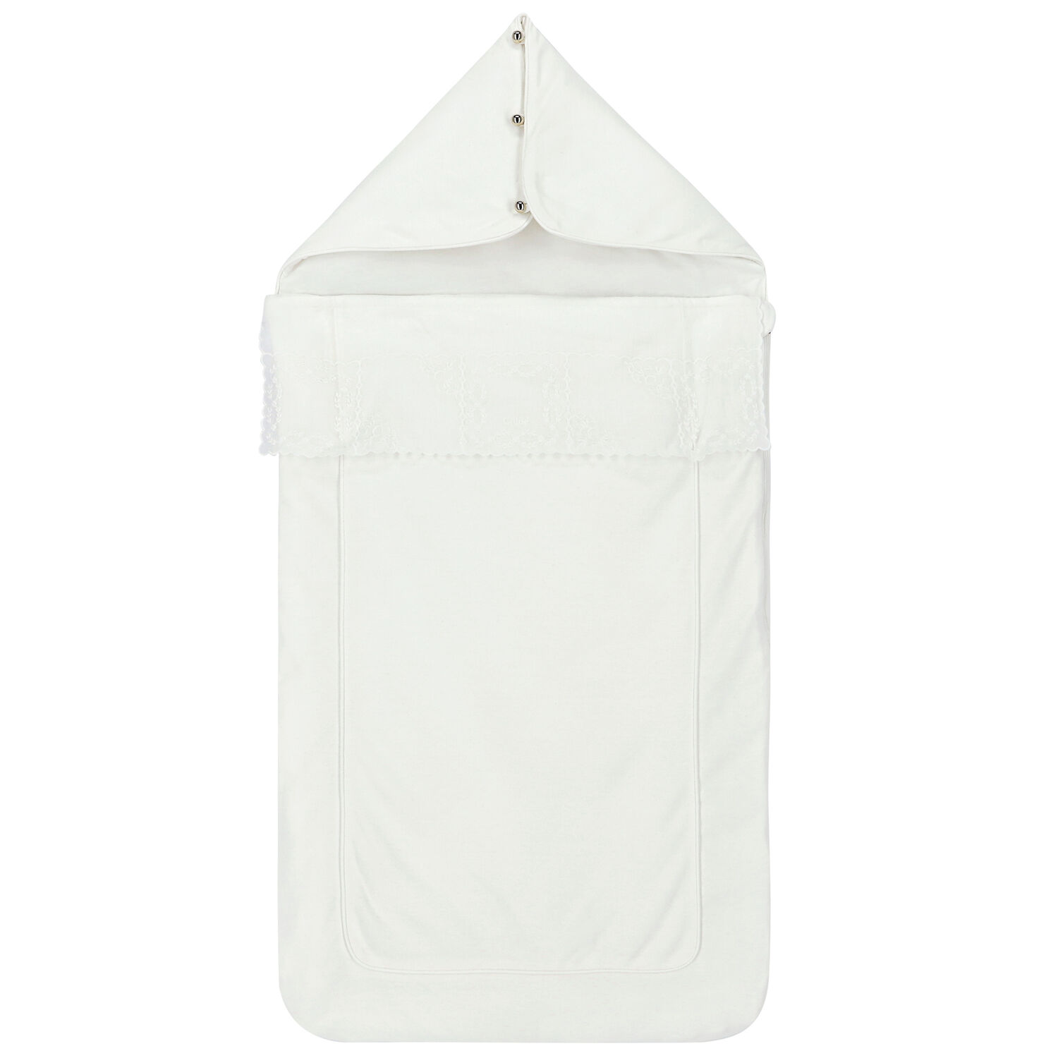 Girls Ivory Logo Baby Nest, 1, hi-res