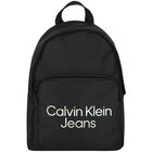 Black Logo Backpack, 1, hi-res