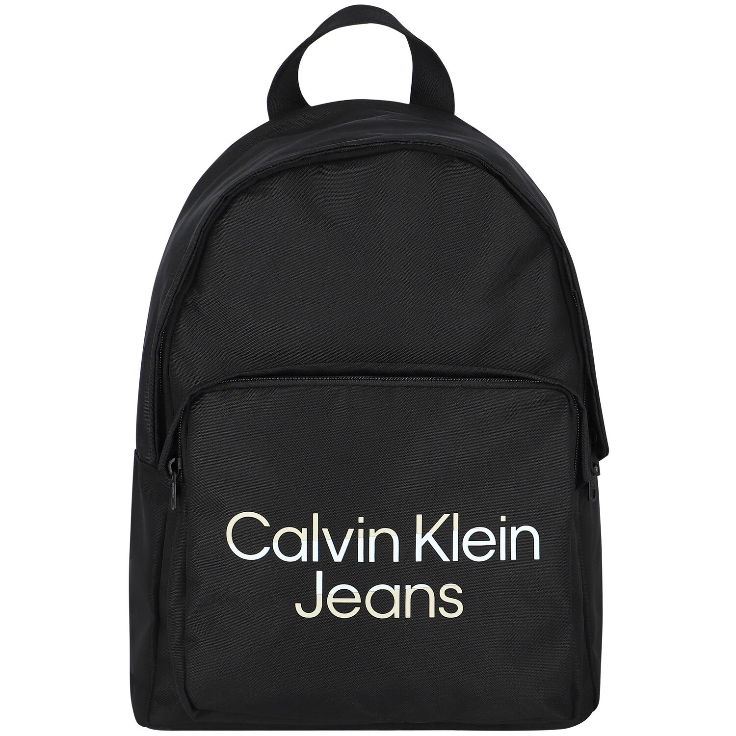 Black Logo Backpack, 1, hi-res