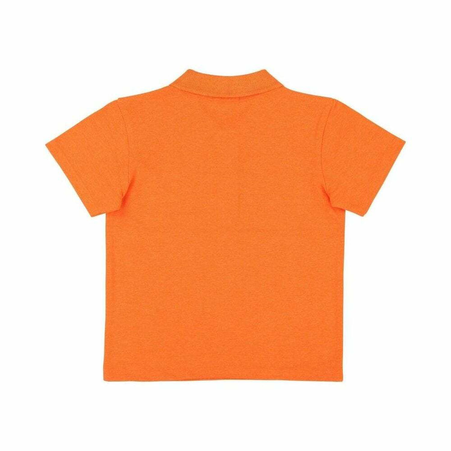 Boys Orange Polo Shirt, 1, hi-res