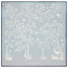 In Bloom Navy Blue Baby Swaddle Carré Blanket, 1, hi-res