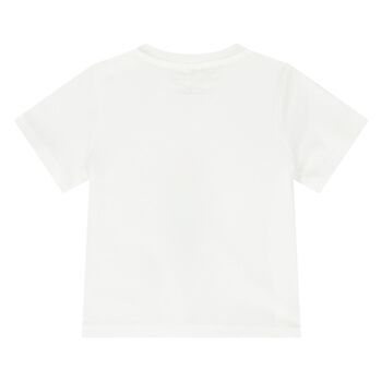 Younger Boys Ivory Logo Frog T-Shirt