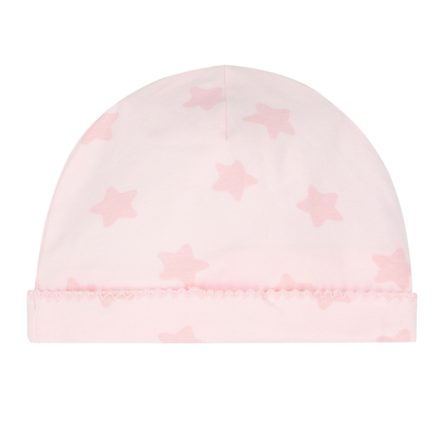 Baby Girls Pink Star Hat, 1, hi-res image number null