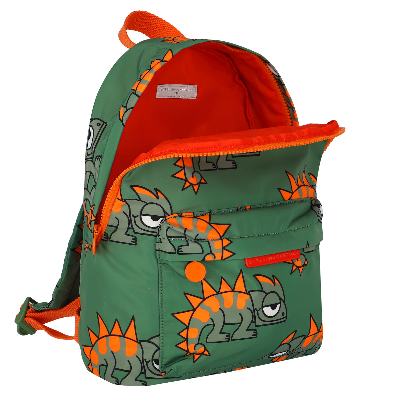 Boys Green Gecko Backpack, 1, hi-res