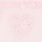 Baby Girls Pink Embellished Floral Romper, 1, hi-res