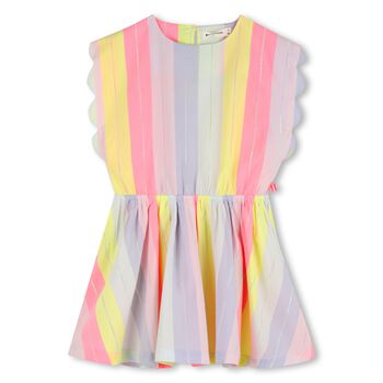 Girls Multi-Coloured Stripes Dress