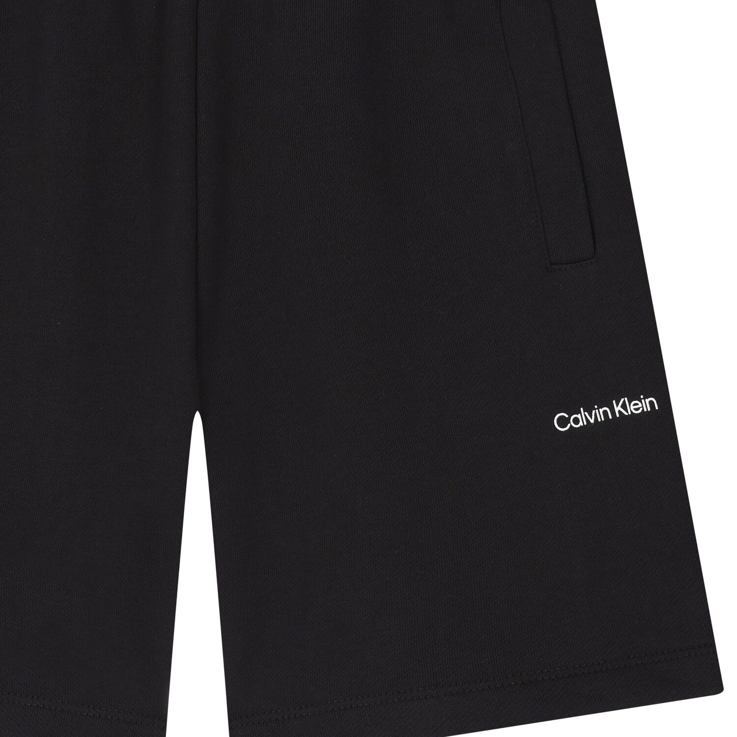 Boys Black Logo Jersey Shorts, 1, hi-res
