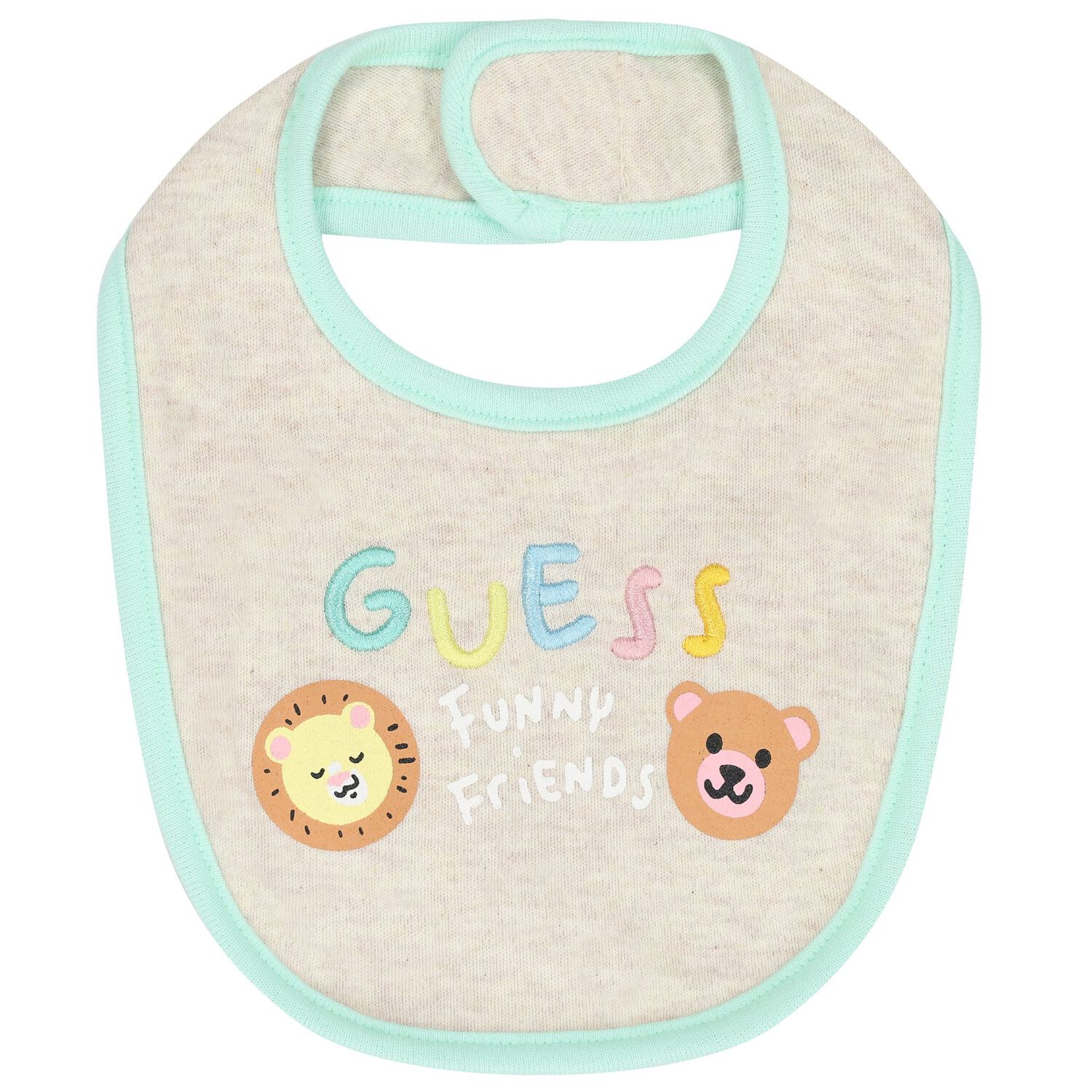 Baby Girls Beige & Green Logo Bodysuit Gift Set, 1, hi-res