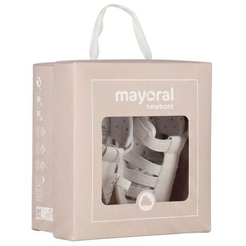 Baby Boys White Sandals