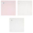 Baby Girls Ivory & Pink Muslin Swaddles ( 3-Pack ), 3, hi-res