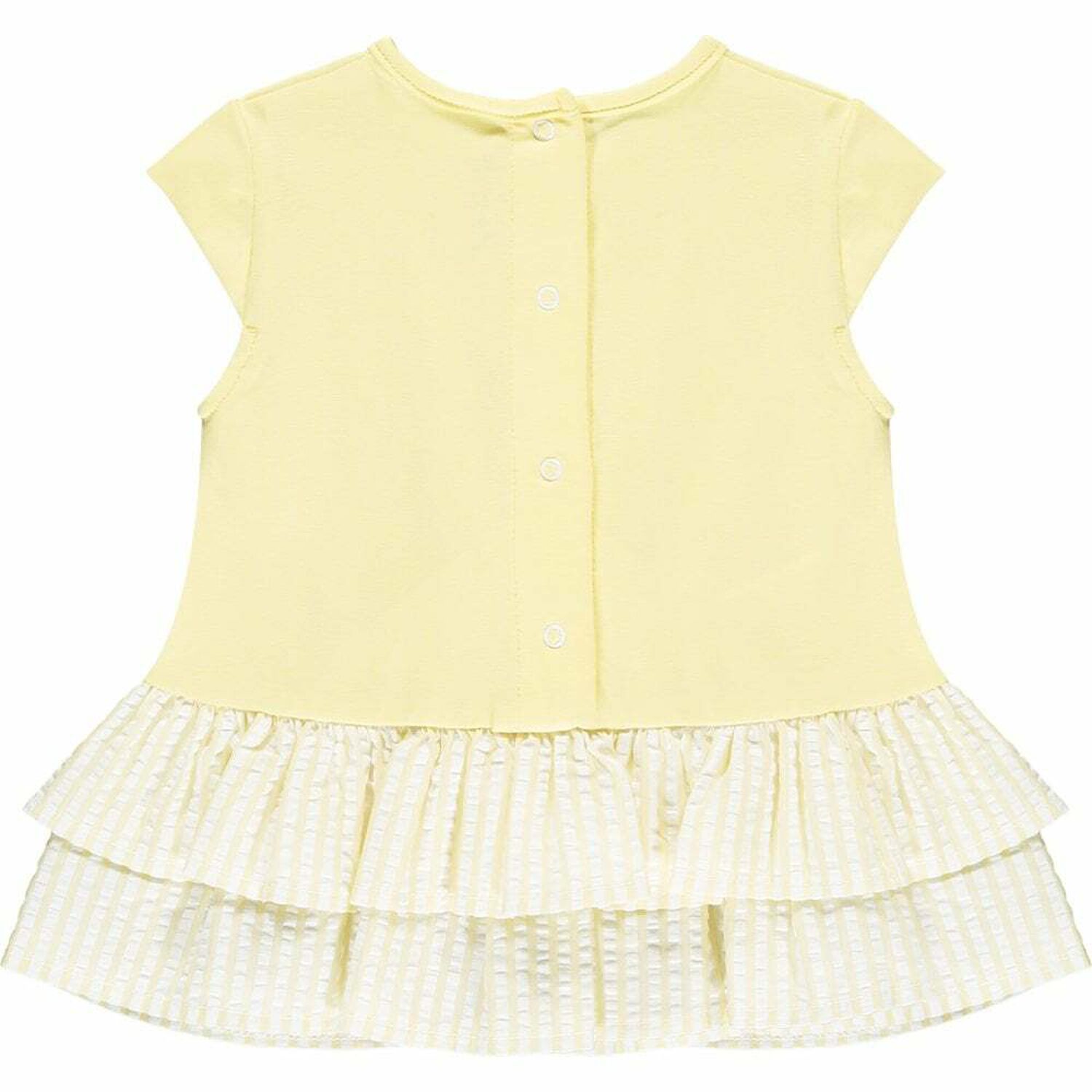 Baby Girls Yellow & White Leggings Set, 1, hi-res