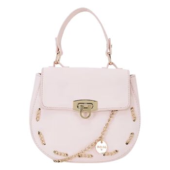 Girls Pink Logo Handbag