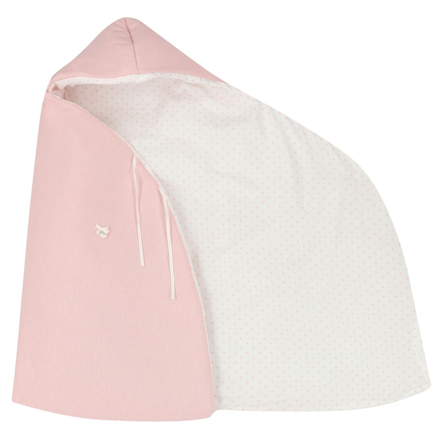 Girls Pink & White Stars Baby Nest, 1, hi-res image number null