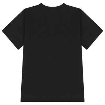 Boys Black Logo T-Shirt