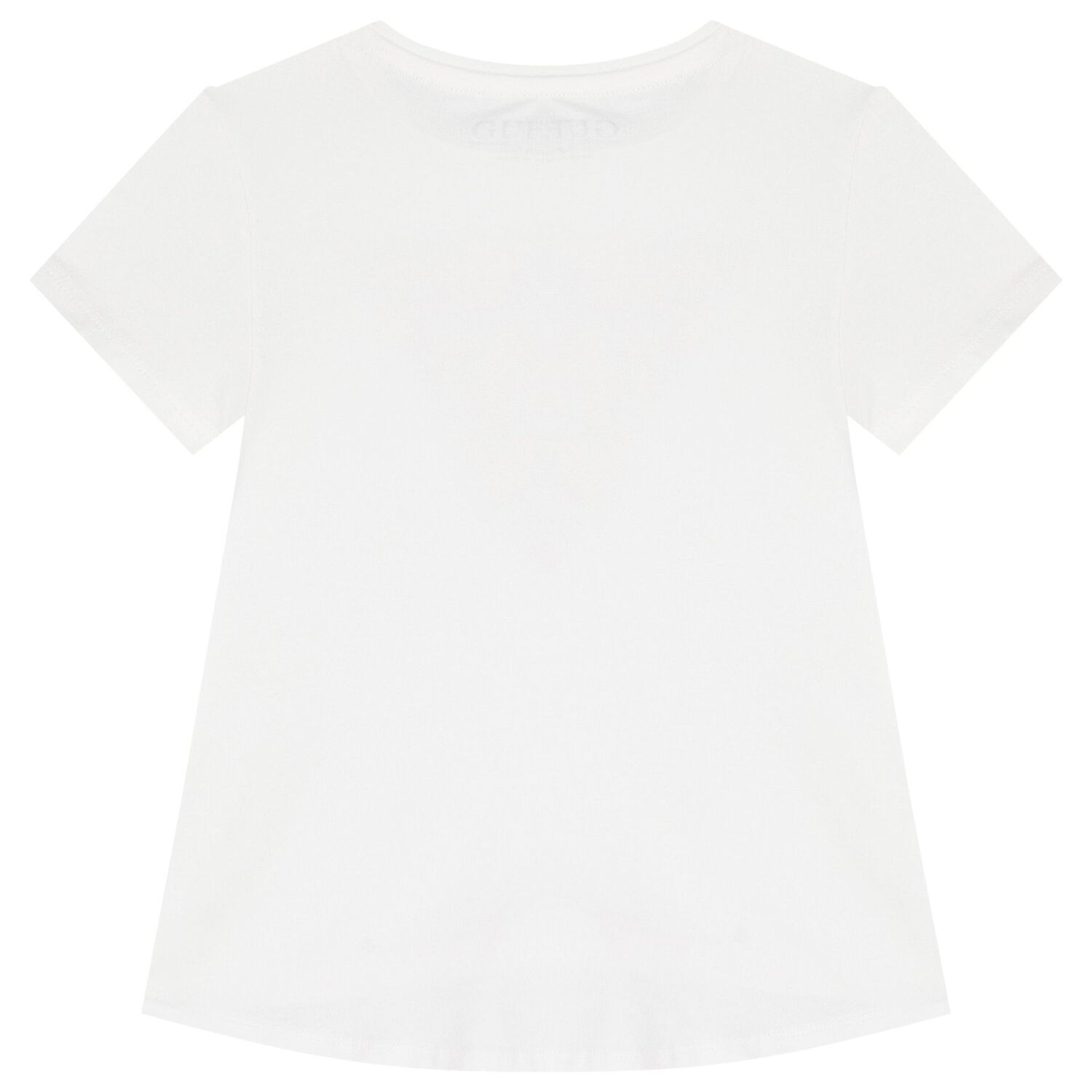 Girls White Logo T-Shirt, 1, hi-res