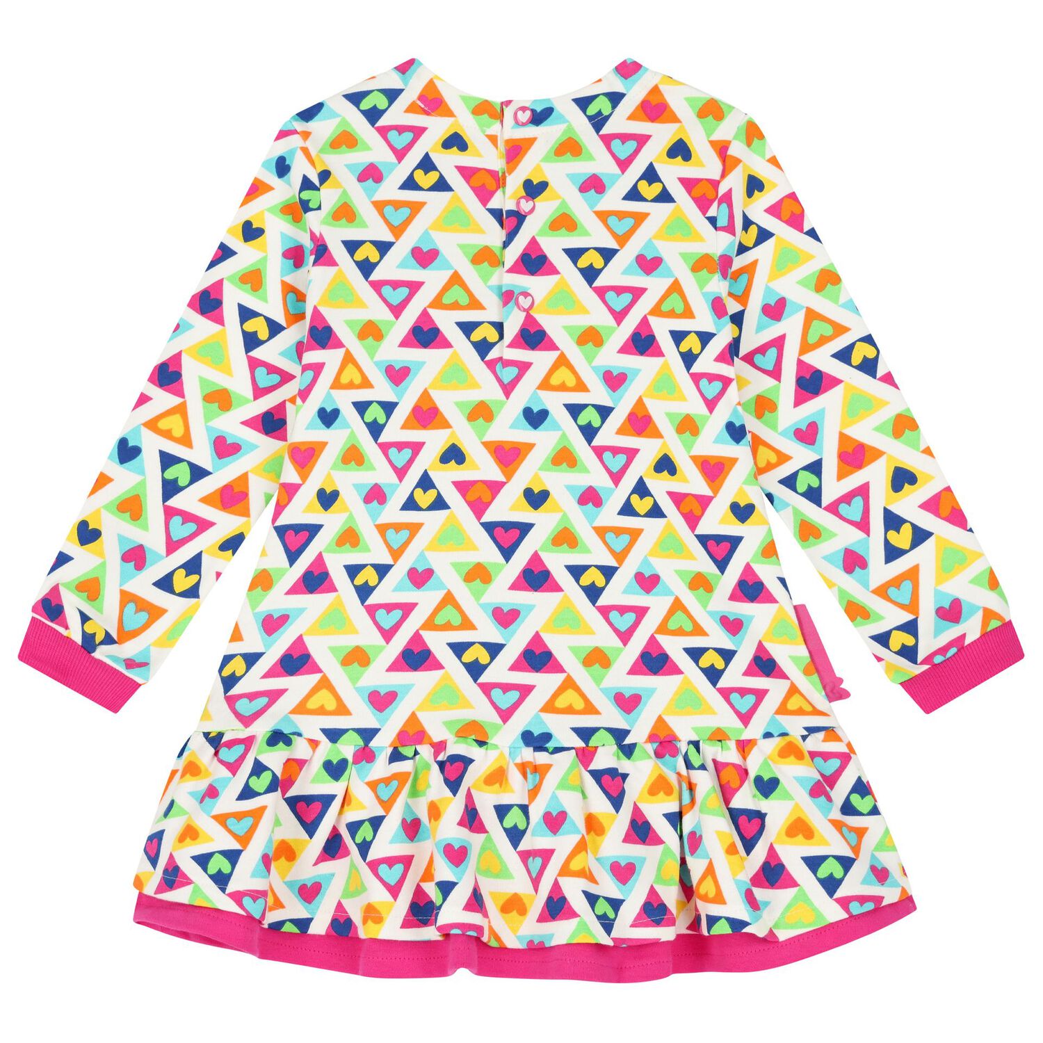 Girls Ivory Heart Dress Set, 1, hi-res image number null