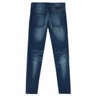 Girls Blue Denim Jeans, 1, hi-res