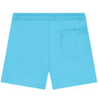 Boys Aqua Logo Swim Shorts, 2, hi-res
