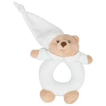 Baby Boys Blue Bear Rattle Toy ( 15cm )