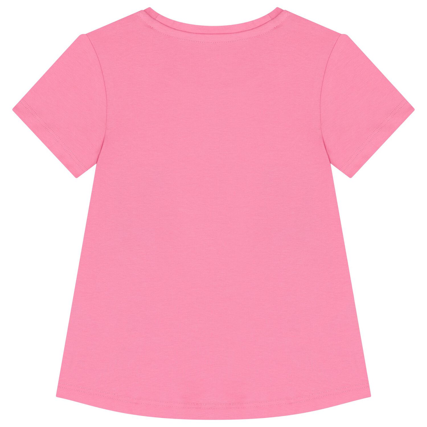 Girls Pink Logo T-Shirt, 3, hi-res image number null