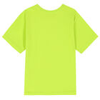 Neon Green Teddy Logo T-Shirt, 4, hi-res
