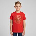 Boys Red & Gold Logo T-Shirt, 2, hi-res