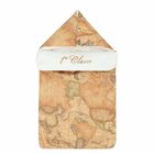 Beige Geo Map Baby Nest, 1, hi-res