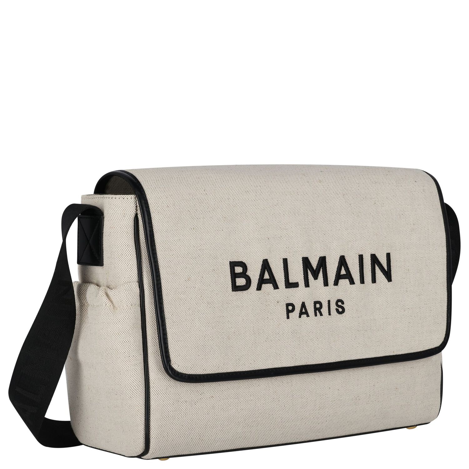 Beige Logo Baby Changing Bag, 1, hi-res