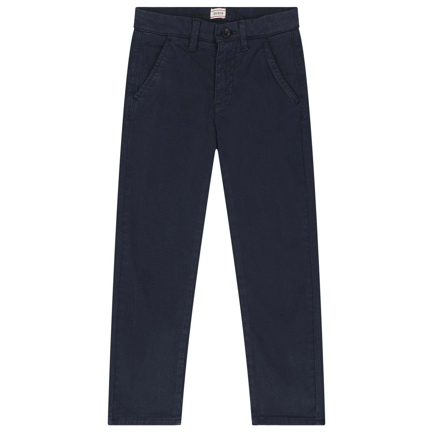 Boys Navy Blue Cotton Trousers, 1, hi-res image number null