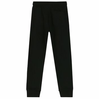 Boys Black Logo Joggers