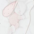 Baby Girls White & Pink Bunny Babygrow, 2, hi-res