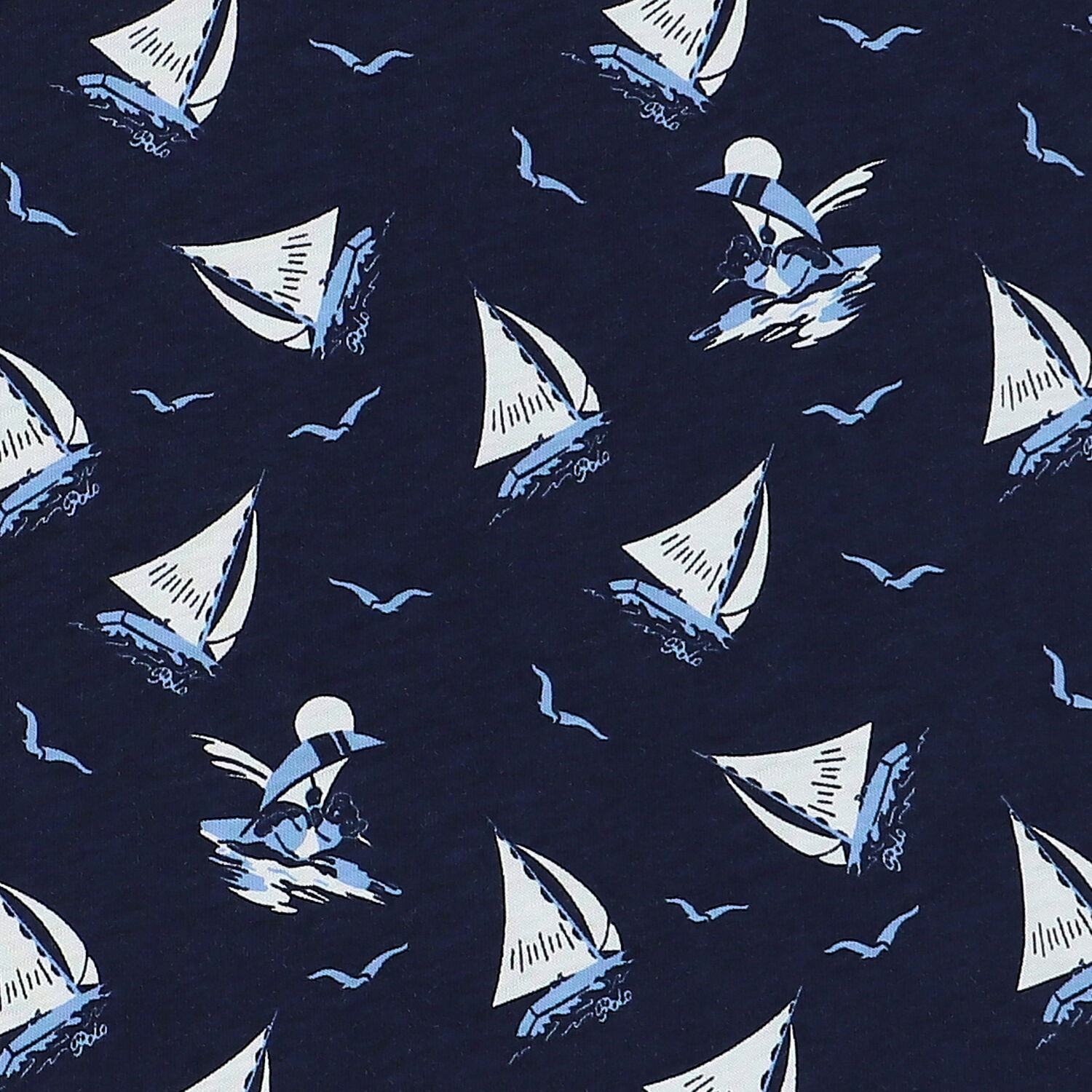 Boys Navy Yacht T-Shirt, 1, hi-res