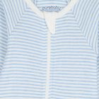 Baby Boys White & Blue Babygrows ( 2 Pack ), 2, hi-res