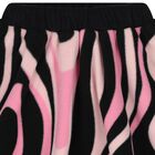 Girls Pink & Black Vortice Skirt, 1, hi-res
