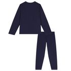 Boys Navy Blue Spiderman Pyjamas, 1, hi-res