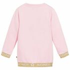Girls Pink Logo Sweatshirt, 1, hi-res