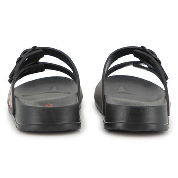 Boys Black Logo Sliders