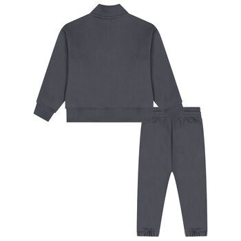 Boys Grey Logo Tracksuit