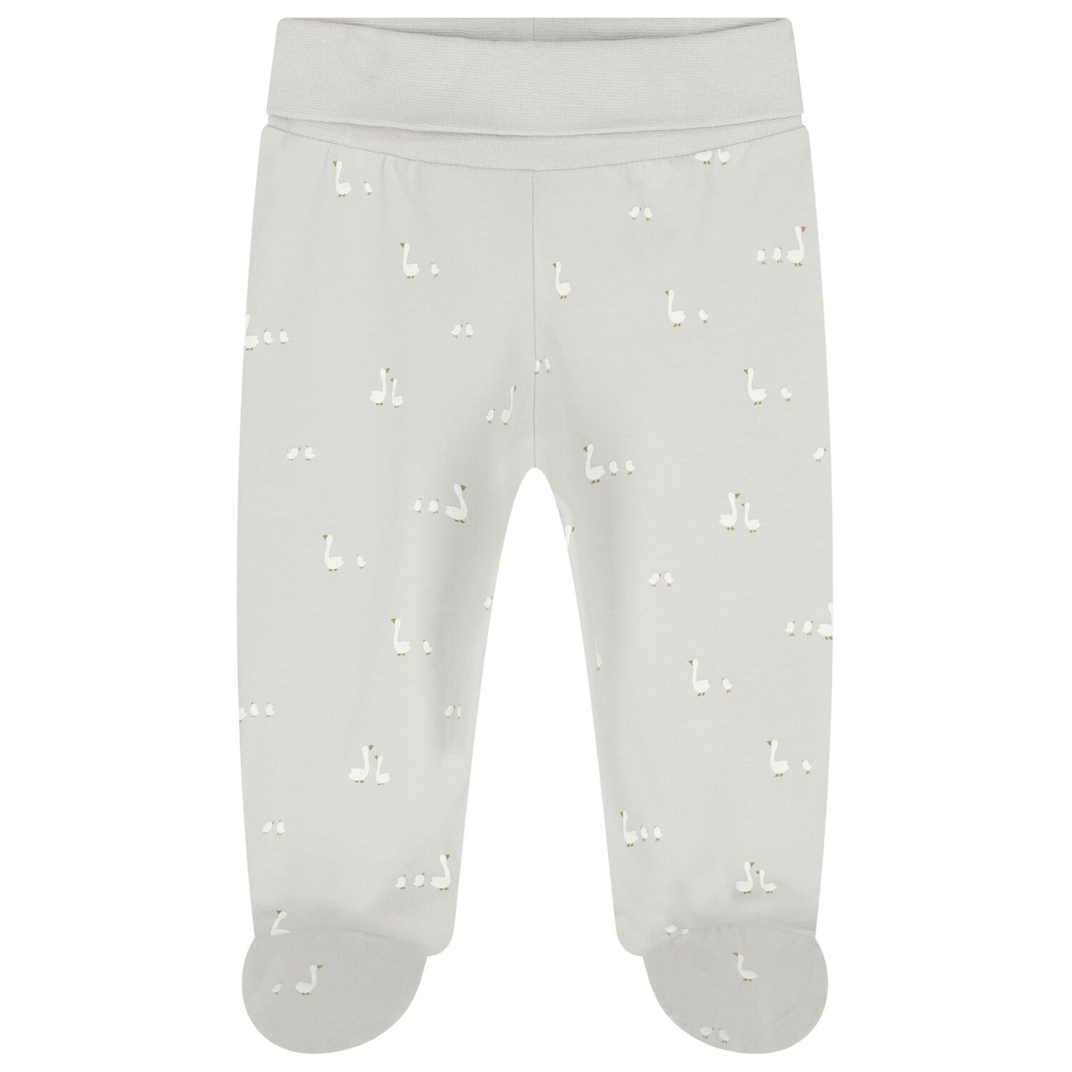Ivory & Grey 2 Piece Babygrow Set, 1, hi-res