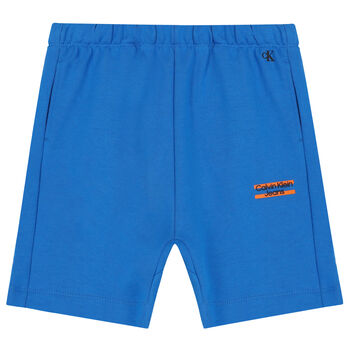 Boys Blue Logo Shorts