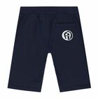 Younger Boys Navy Logo Shorts, 2, hi-res