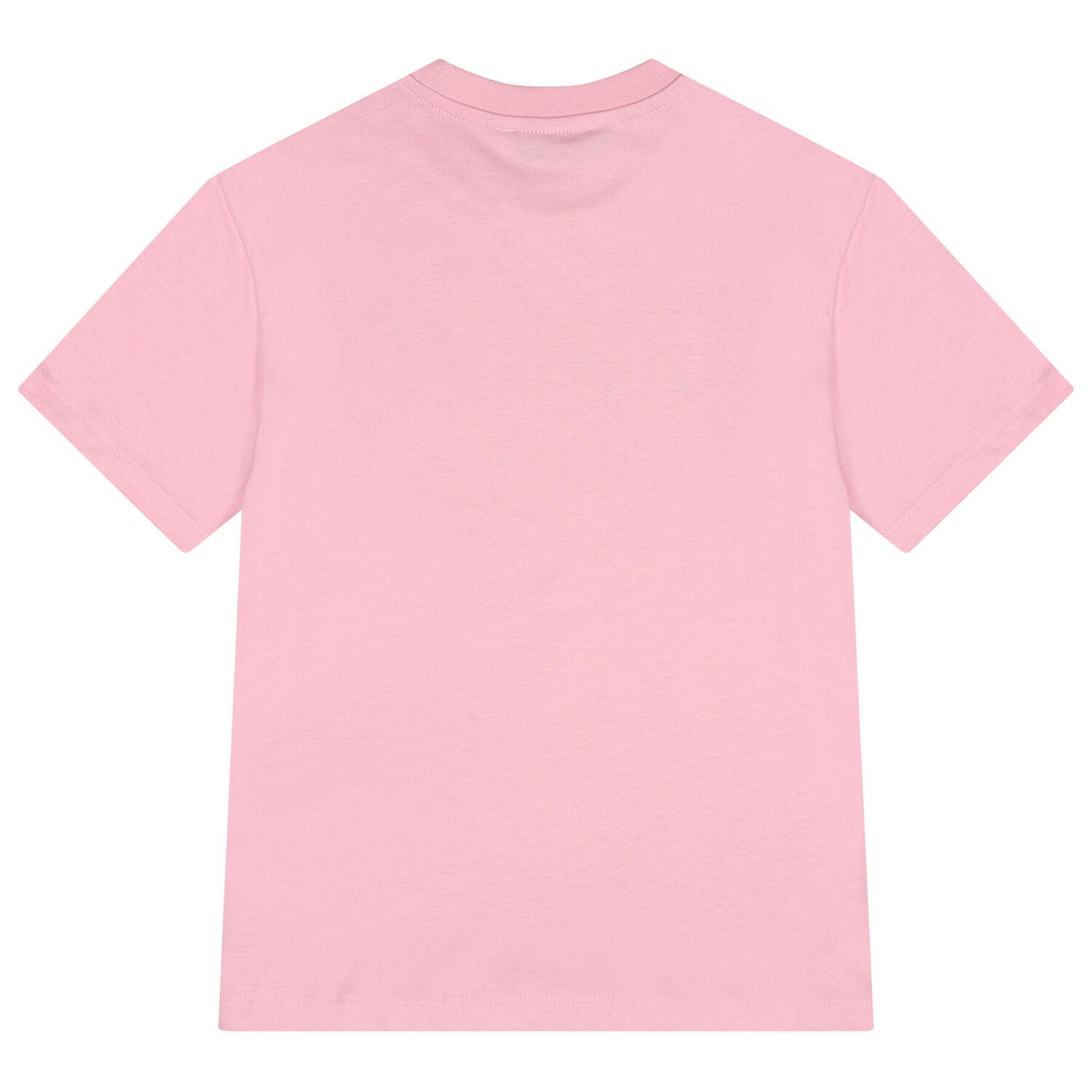 Girls Pink & Black Logo T-Shirt, 5, hi-res