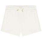 Girls Ivory Logo Shorts, 1, hi-res