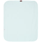 Ivory & Blue Baby Blanket, 2, hi-res