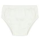 Younger Girls Ivory & Gold Tulle Dress Set, 1, hi-res